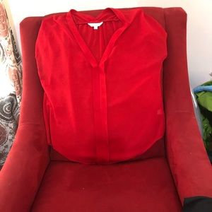 Red blouse